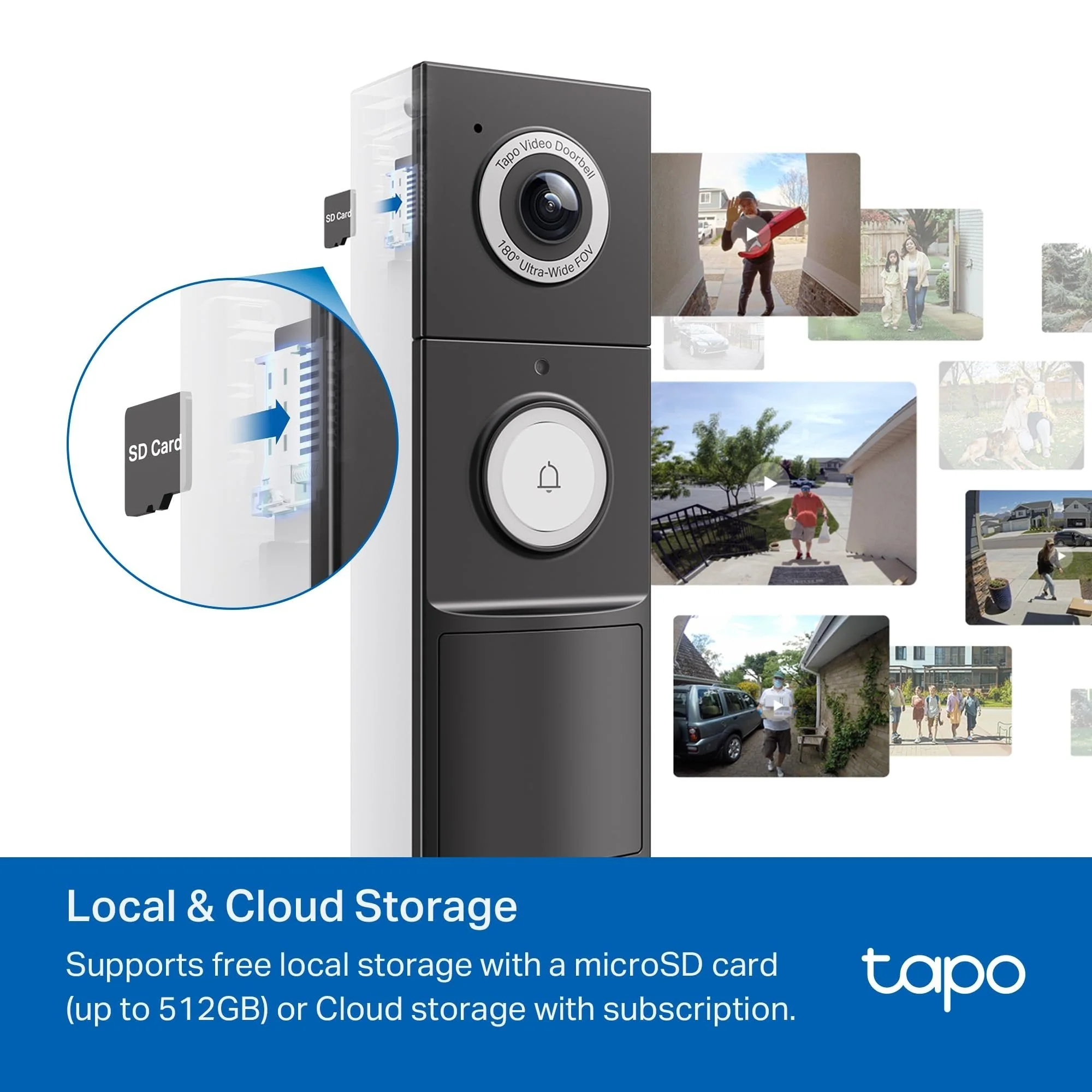 Front Door Security Plus Bundle – 2K Video Doorbell Camera + Fingerprint Door Lock - Image 4