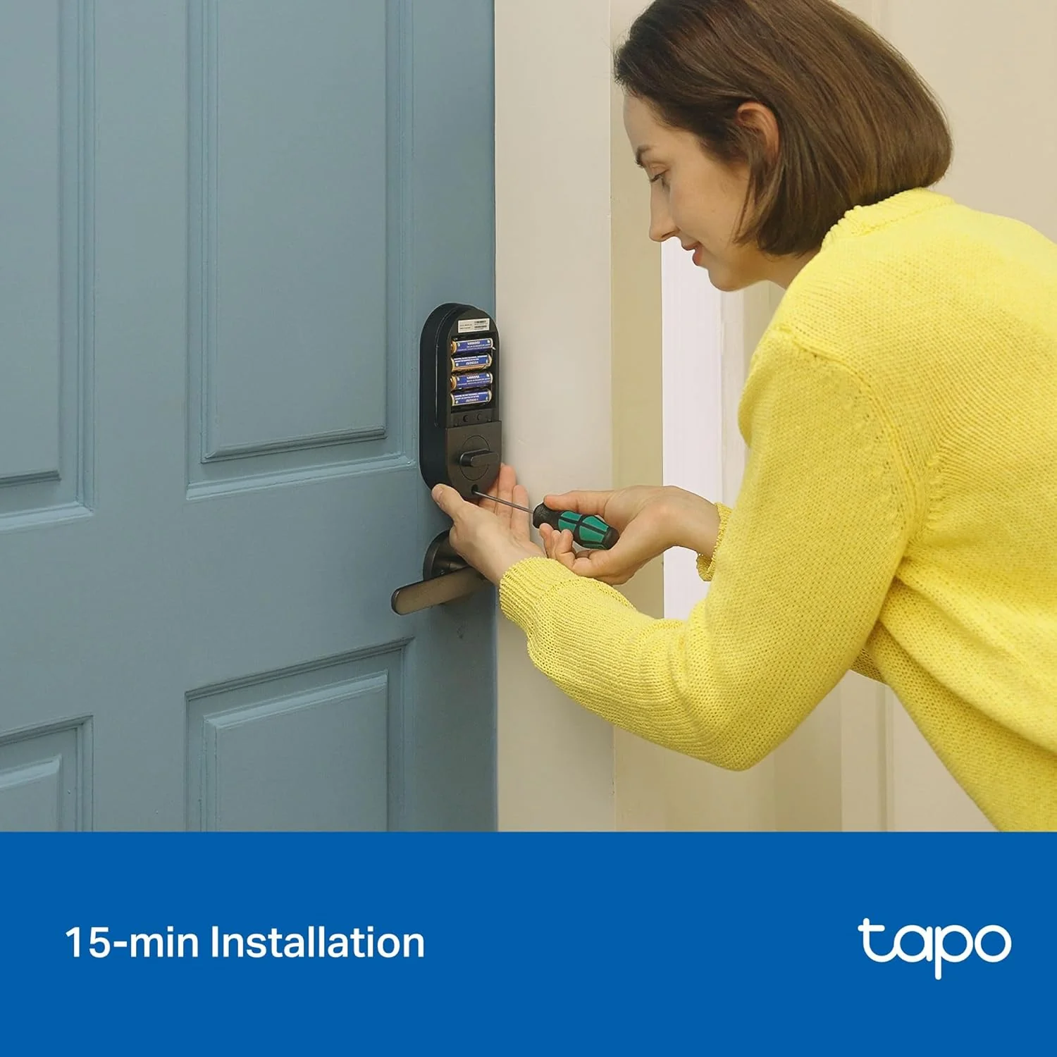 Keyless Smart Wi-Fi Deadbolt Door Lock, Tapo DL100 - Image 8
