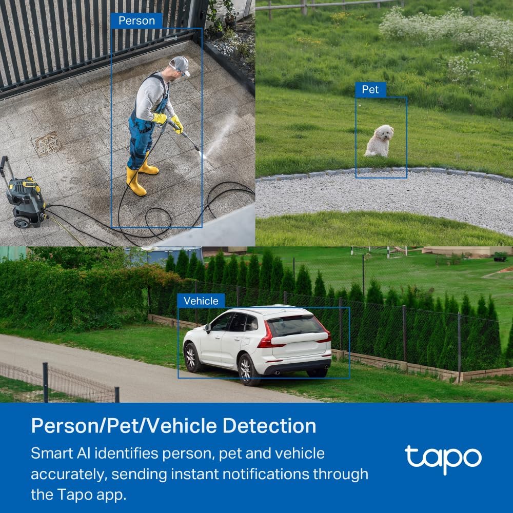 Pan/Tilt 3K 5MP 360 Outdoor Security Camera, Tapo C530WS - Image 5
