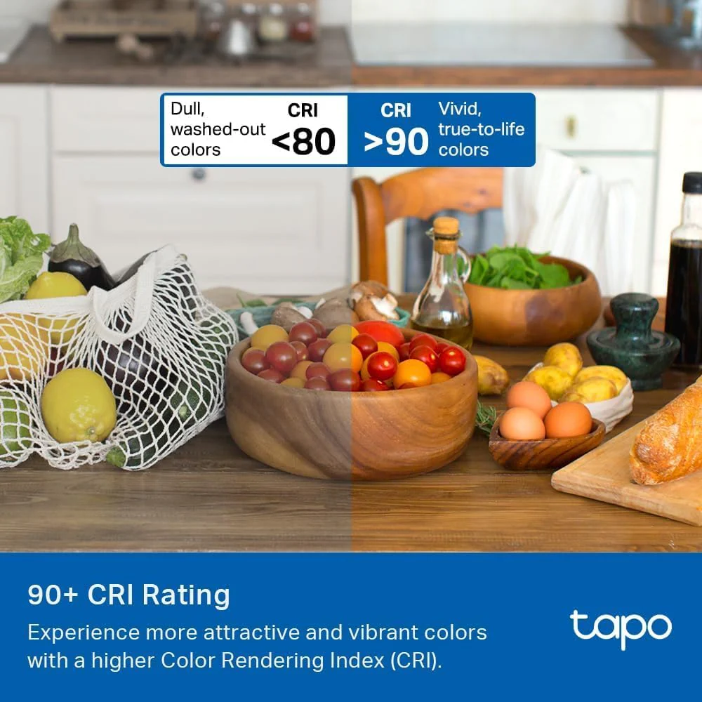 Matter-Certified Dimmable RGBW Smart Light Bulb, Tapo L535E(4-Pack) - Image 7